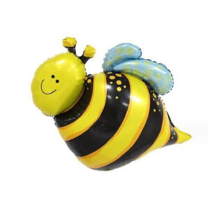 Happy Bee foil balloon 77x65cm, Auckland NZ