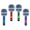 Inflatable microphones 4 pieces 26.6cm vinyl, Auckland NZ