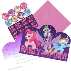 My Little Pony Friendship postcard invitations, Auckland NZ