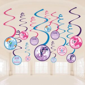 My Little Pony hanging swirl decorations value pack, Auckland NZ