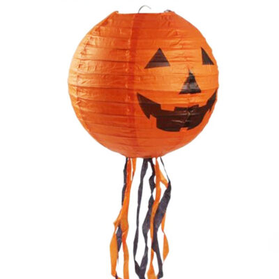 Halloween pumpkin orange paper lantern, party decoration Auckland NZ