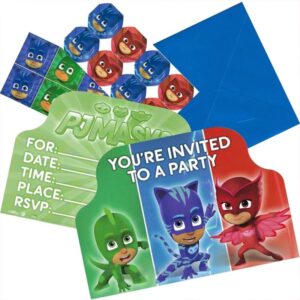 PJ Masks postcard invitations, Auckland NZ
