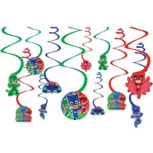 PJ Masks party swirl value pack hanging decorations, Auckland NZ