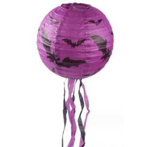 Halloween purple bats paper lantern, party decoration Auckland NZ