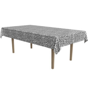 Snow Leopard print table cover