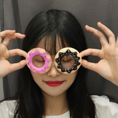 Donut party birthday glasses, party accessories Auckland NZ