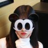 Black white Mickey Mouse party birthday glasses, Auckland NZ