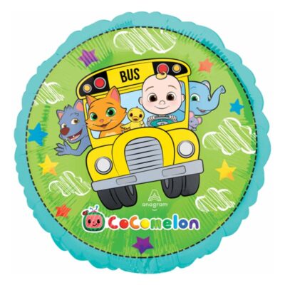 Cocomelon party foil balloon 45cm, birthday decoration Auckland NZ