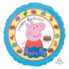 Peppa Pig Happy Birthday foil balloon 45cm helium quality, Auckland NZ