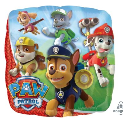 PAW Patrol foil balloon 45cm helium quality, Auckland NZ