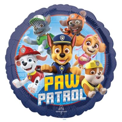 PAW Patrol foil balloon 45cm helium quality, Auckland NZ