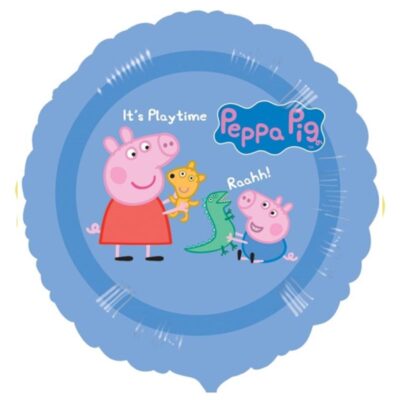 Peppa Pig themed foil balloon 45cm helium quality, Auckland NZ