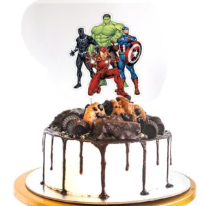 Marvel Avengers Powers Unite acrylic cake topper, Auckland NZ