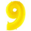 JUMBO GIANT NUMBER FOIL BALLOONS Yellow 9