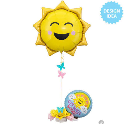 Sunny Smile Foil balloon pack