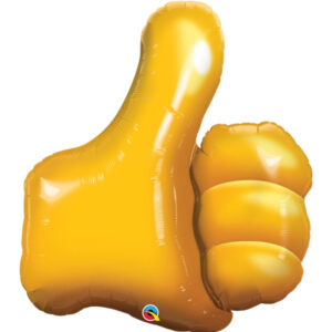 Thumbs Up foil balloon 35 inch 89cm Qualatex helium quality, Auckland NZ