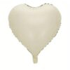 cream white 18 inch heart
