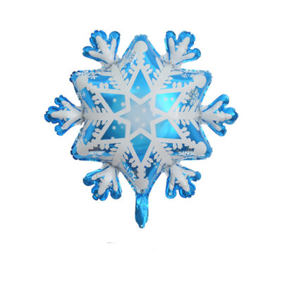 snowflake 50cm Large snowflake foil balloon 70x72cm, Christmas party decoration Auckland NZ