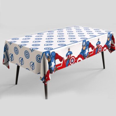 Captain America theme tablecloth 183x137cm, Auckland NZ