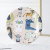 Animal party parade birthday plates 7 inch 10 pieces 18cm, Auckland NZ