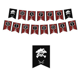 Pirate Party Happy Birthday Banner Pack