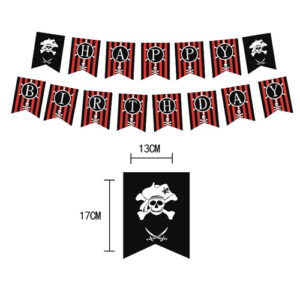 Pirate Party Happy Birthday Banner Pack