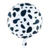 Dairy cow pattern foil balloon 45cm 18 inch helium quality, Auckland NZ