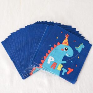 Dinosaur party celebration napkins 20 pieces 16.5cm, Auckland NZ