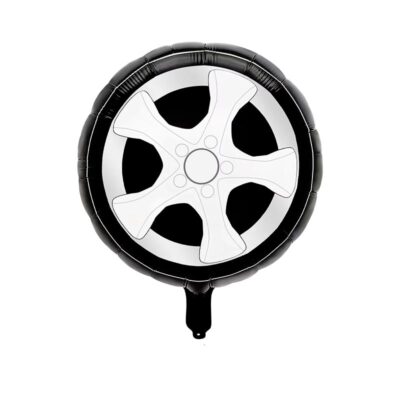Race tires foil balloon 18 inch helium quality, Auckland NZ