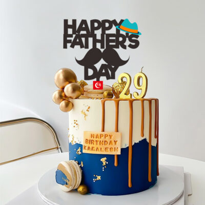 Happy Father's Day Hat cake topper