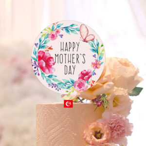 Mother's Day butterfly cake topper