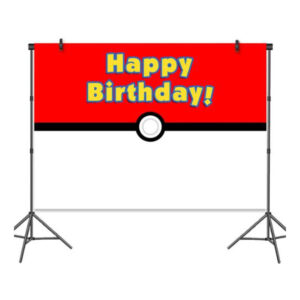 Pokemon Party Pokeball Party Wall backdrop room decoration