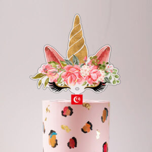 Unicorn Head cake topper