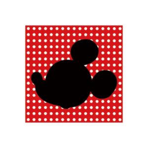 Mickey Mouse black Mickey head party napkins 20 pieces, Auckland NZ