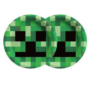Minecraft party theme plates 7 inch 10 pieces, Auckland NZ