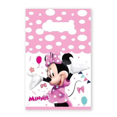 Minnie Mouse Happy Birthday loot bags 10 pieces, Auckland NZ