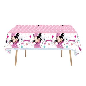Minnie Mouse Happy Birthday tablecloth 180cm, Auckland NZ