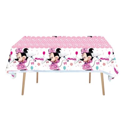 Minnie Mouse Happy Birthday tablecloth 180cm, Auckland NZ