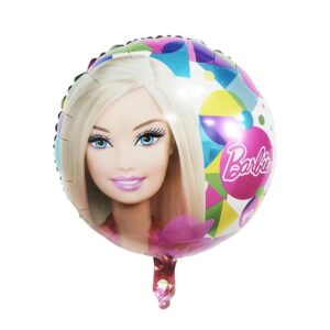 Barbie round foil balloon 18 inch helium or air fill, Auckland NZ