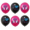 Game party latex balloon package 6 pieces 12 inch helium quality, Auckland NZ