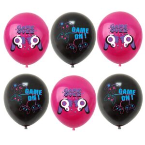 Game party latex balloon package 6 pieces 12 inch helium quality, Auckland NZ