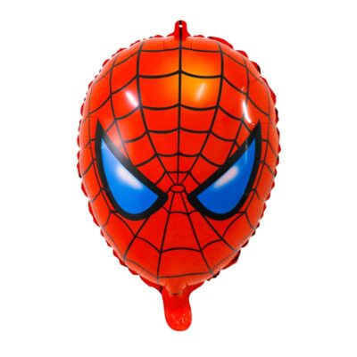 Spiderman head Foil Balloon Blue eyes Spider-Man head foil balloon 18 inch, Auckland NZ