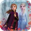 Frozen 2 square metallic paper plates 23cm 8 pieces, Auckland NZ