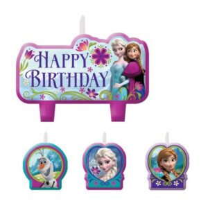 Frozen birthday candle set cake decoration, Auckland NZ