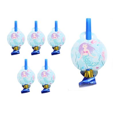 Mermaid party theme blowouts 6 pieces, Auckland NZ