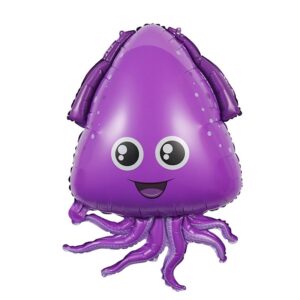 Squid under the sea foil balloon 79cm, Auckland NZ