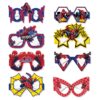 Spiderman party birthday glasses 15.5x11.5cm 8 pieces, Auckland NZ