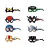 Superhero party birthday glasses 15.5x11.5cm 8 pieces, Auckland NZ