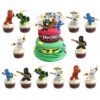 Ninja theme Happy Birthday cake topper 13 pieces, Auckland NZ