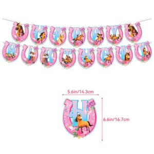Spirit horse Happy Birthday party banner, Auckland NZ